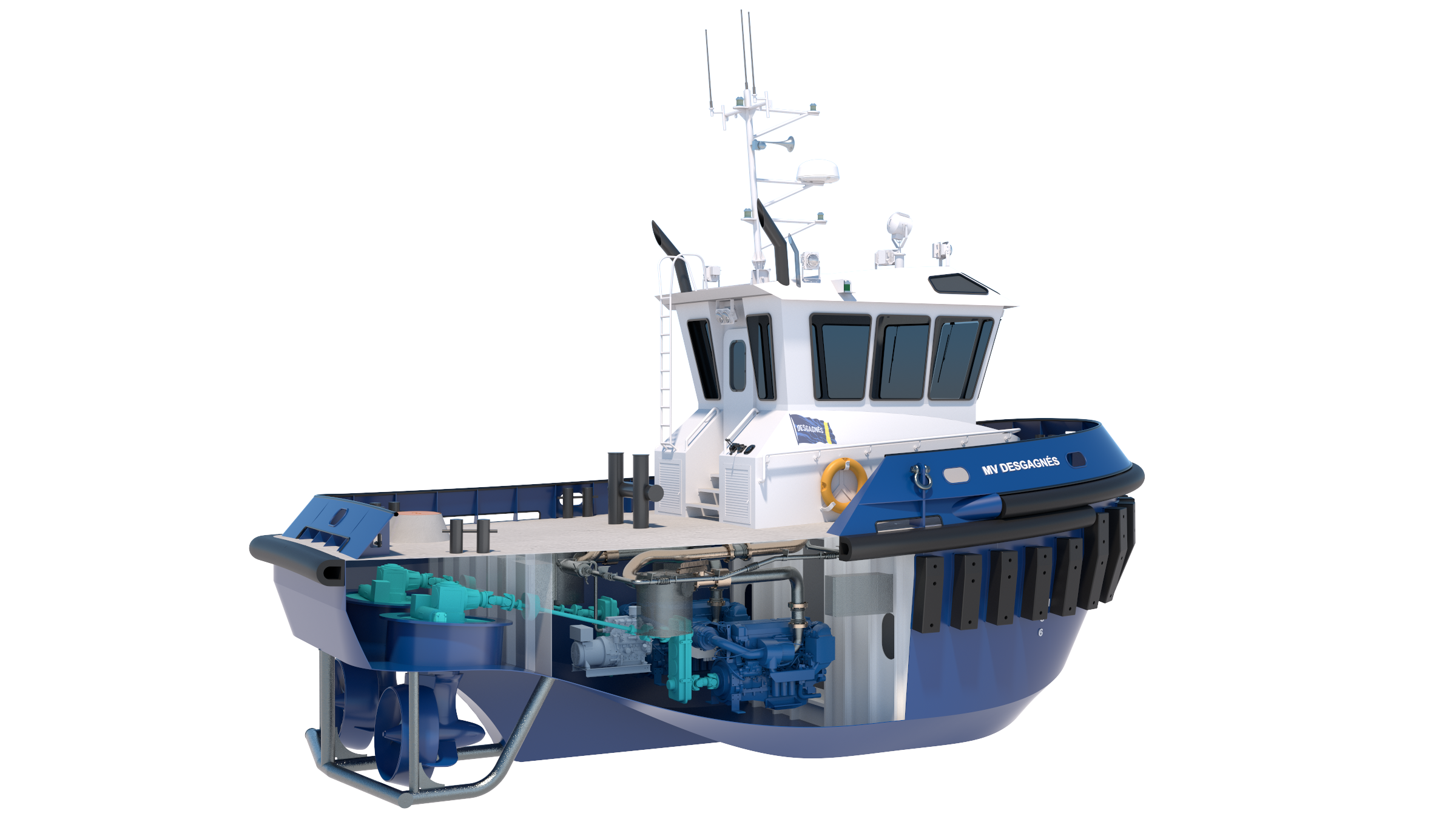 3GA 900 HP SMALL TUG